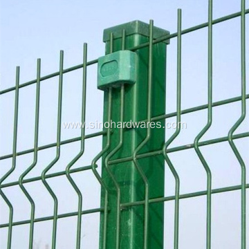 Pvc Coated 3D Welded Wire Fence Panel